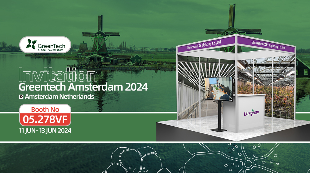 Invitation Letter | Luxgrow invites you to enjoy GreenTech Amsterdam 2024 together
