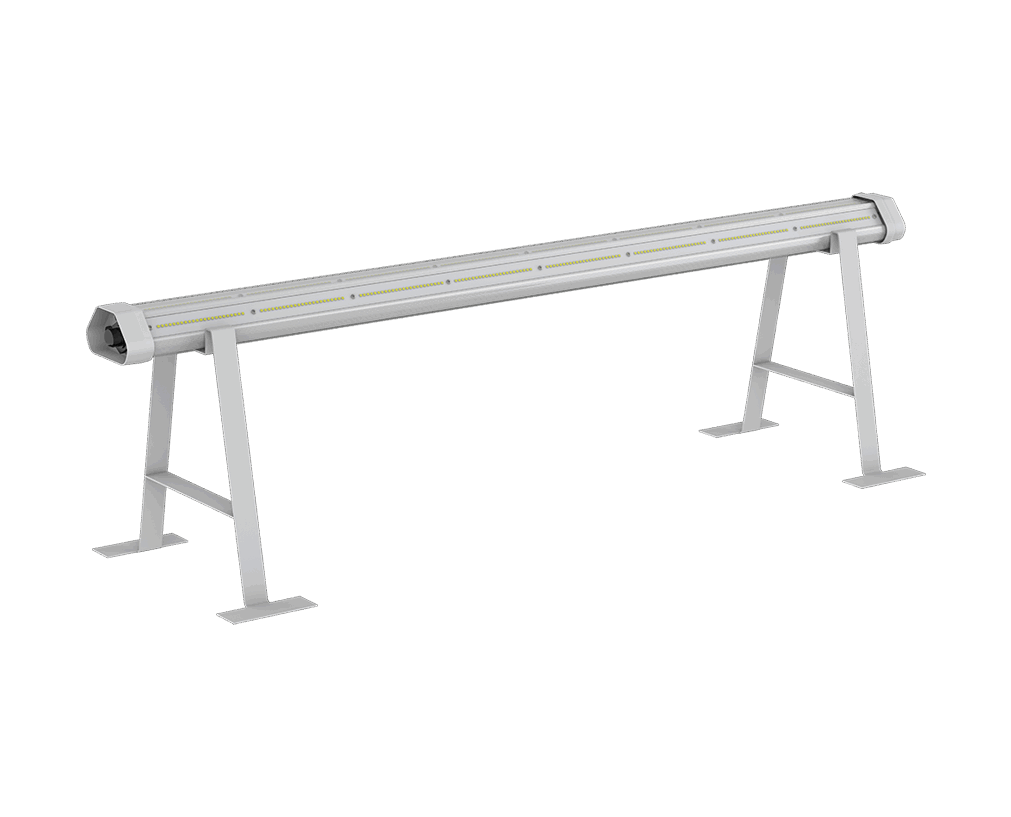 What precautions should be taken when using plant grow lights?