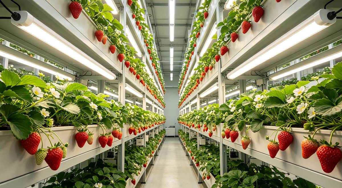 How do i grow strawberries indoors